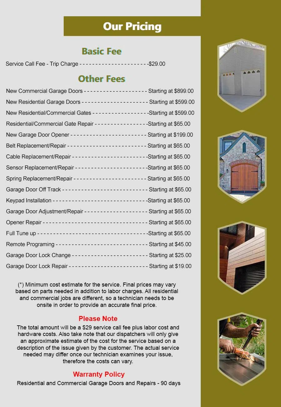 HighTech Garage Door Service Jersey City, NJ 201-393-2637